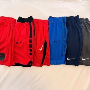 Nike Kids Shorts Set - Red, Blue, Gray